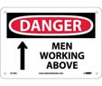 NMC-D125RB                     DANGER MEN WORKING ABOVE 10 X 14 RP from NMC